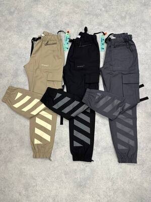 Off-White Cargos Trousers Pants Black Grey Beige Replica Sale UK