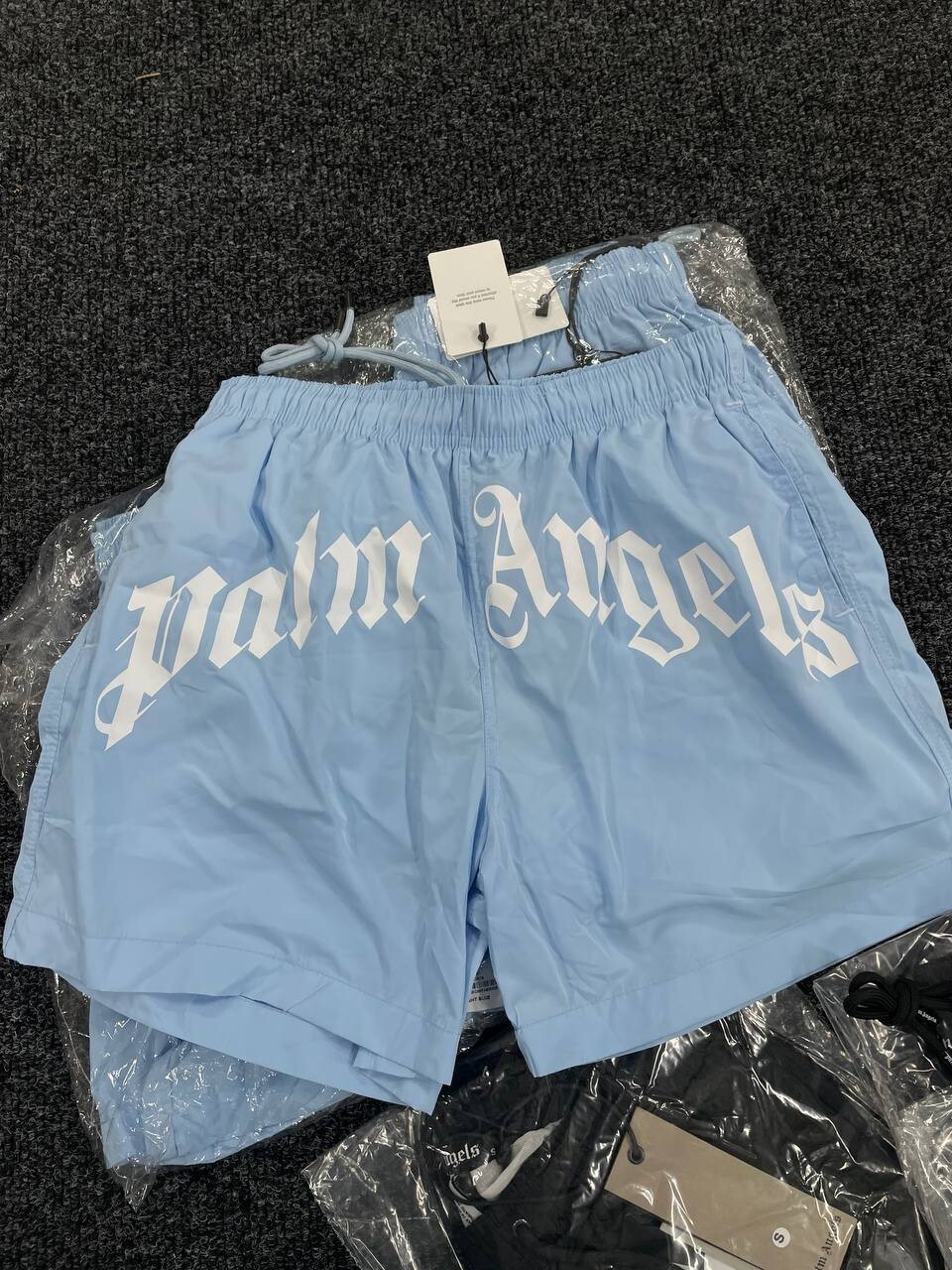 Palm Angels Men's Women's Designer Blue Shorts Fakes Reps Sale UK Men Women First Copy Replica Swimming Short Man Woman Cheap Price Cargo Pants Fake Rep 1 to 1 Joggers 1st Copies Original PA Luxury Brand Logo 1:1 AAA Duplicate