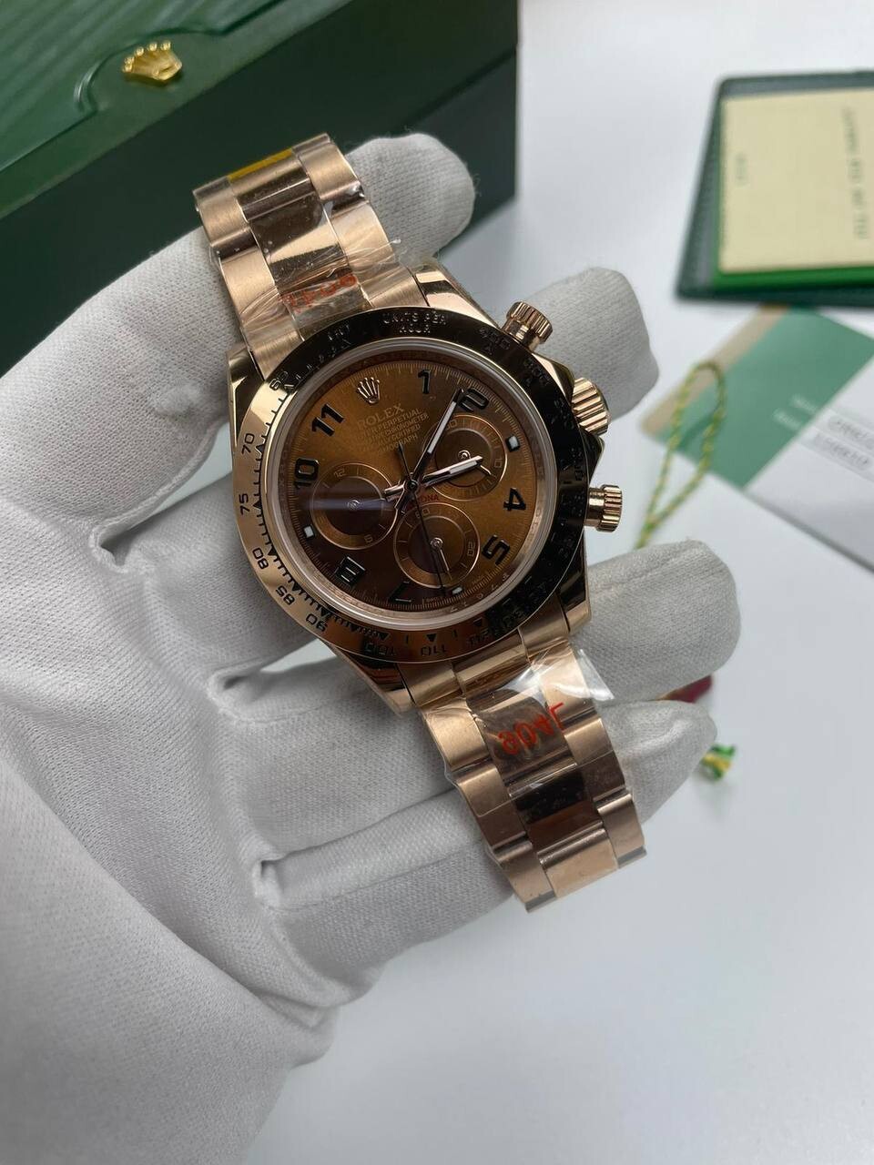 Rolex Cosmograph Daytona  Brown Dial Rose Gold Watch