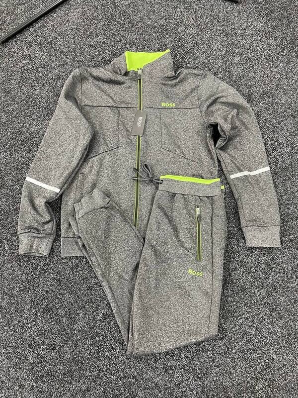 Boss Trouser Cheaper Hooded Track Suits Zip-Up Trousers
Cotton-Blend Suit Jackets Hoodies Hoody Hoodie Fake Cheap Rep Men’s Reps Womens Mens Women's First Copy Logo Best Tracksuit Sweatshirt Hooded Pants Pullover Wool Full Sleeves Warm 
Grey Green