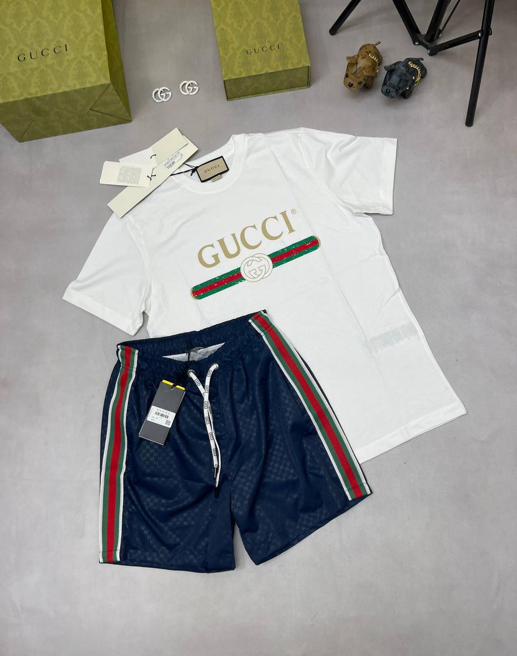 Gucci T-shirts and Shorts set in multiple colors