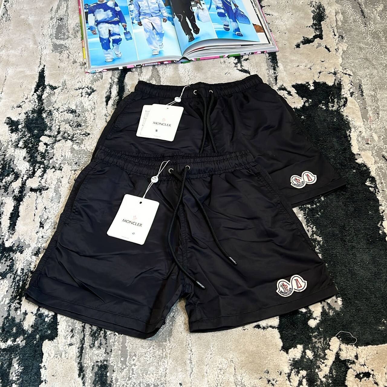 Moncler Men Shorts Replica Luxury Designer Logo Printed Short Men's Reps Cotton Fabric First Copy Waterproof Rep Boys Cheap Fake Black Sale UK