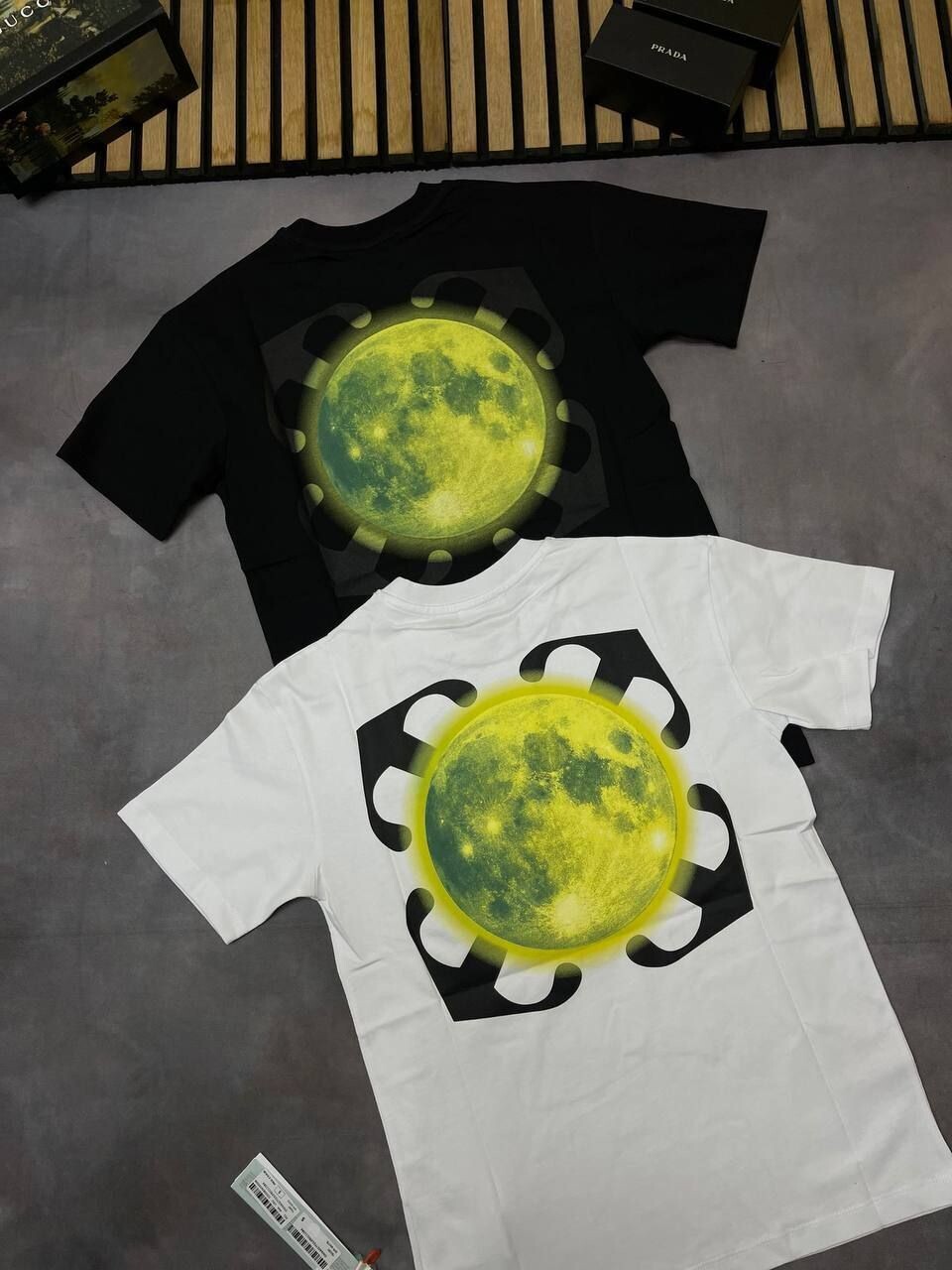 Off-White Men Women Replica T Shirt Top Clothes Fake Reps T-shirt Men's Women's Super Moon Arrow Tshirt Black Tee Shirts Rep White Cheap Tshirts Short Sleeves Crew Neck X T-shirts First Copy Sale UK