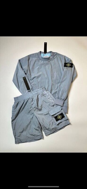Stone Island Nylon Jumpers and Shorts Set Stone Island Nylon Jumpers and Shorts Set