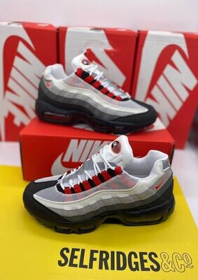 Nike Air Max Chili (2008) Men Sneakers Nike Men's Trainers Trainer 95s 95's 1:1 Chili (2008) Grey Nikes Air Max 95 Men Mens Rep Replica Shoes Fake Man Mans Duplicate Sneakers Copy Cheap Sneaker Sale UK Reps MAX.95 Air.Max 609048-062 Black Varsity Red Neutral