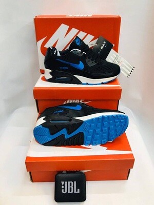 Nike Men's Trainers Trainer 90s 90's 1:1 Grey Lucky Blue AAA	Nikes Air Max 90 Men Mens Rep Replica Shoes Fake Man Mans Duplicate Sneakers First Copy Cheap Sneaker Sale UK Reps MAX.90 Air.Max Black FZ4355-001 Best AM90 AM90s