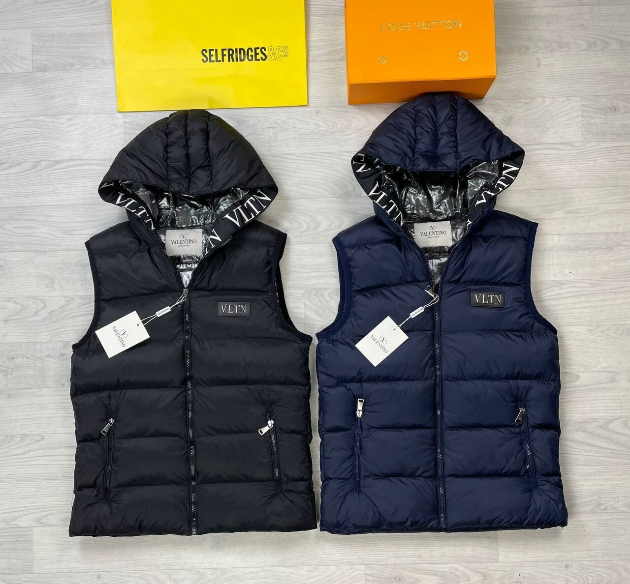 Valentino Warmer Jacket Cheaper Half Sleeves Replica For Men