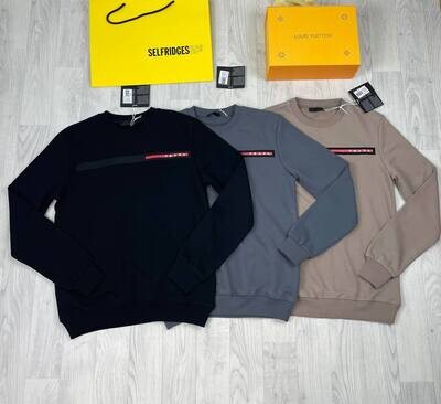 Prada Milano Men's Women's Luxury Knit Wool Black Grey Brown Jumper Sale UK Men Women First Copy Replica Jumpers Man Woman Cheap Price Fake Reps Sweatshirt 1st Copies Brand Logo 1 to 1 Fakes Rep Knitted Sweatshirts 1:1 Designer AAA Duplicate 
