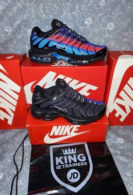 Nike Air Max Plus Black Blue Red Trainers For Men's Nike Men's Trainers Trainer TNS TN's 1:1 Black Blue Red AAA Nikes Air Max Plus TN Men Mens Rep Replica Shoes Fake Man Mans Duplicate Sneakers Copy Cheap Sneaker Sale UK Reps MAX.TN Air.Max DZ4509-001 Berlin Spider Triple Shade