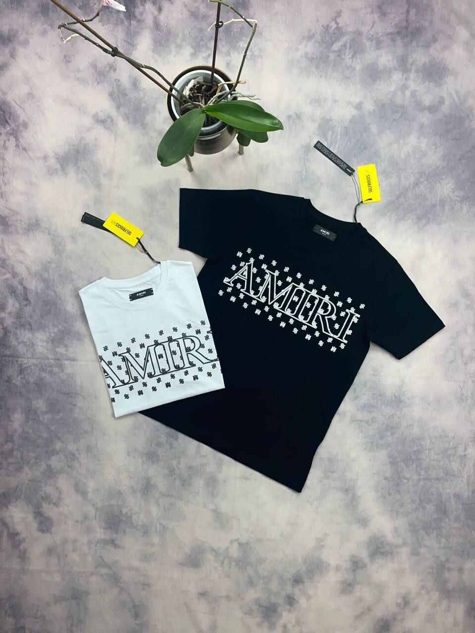Amiri T Shirt in Black White