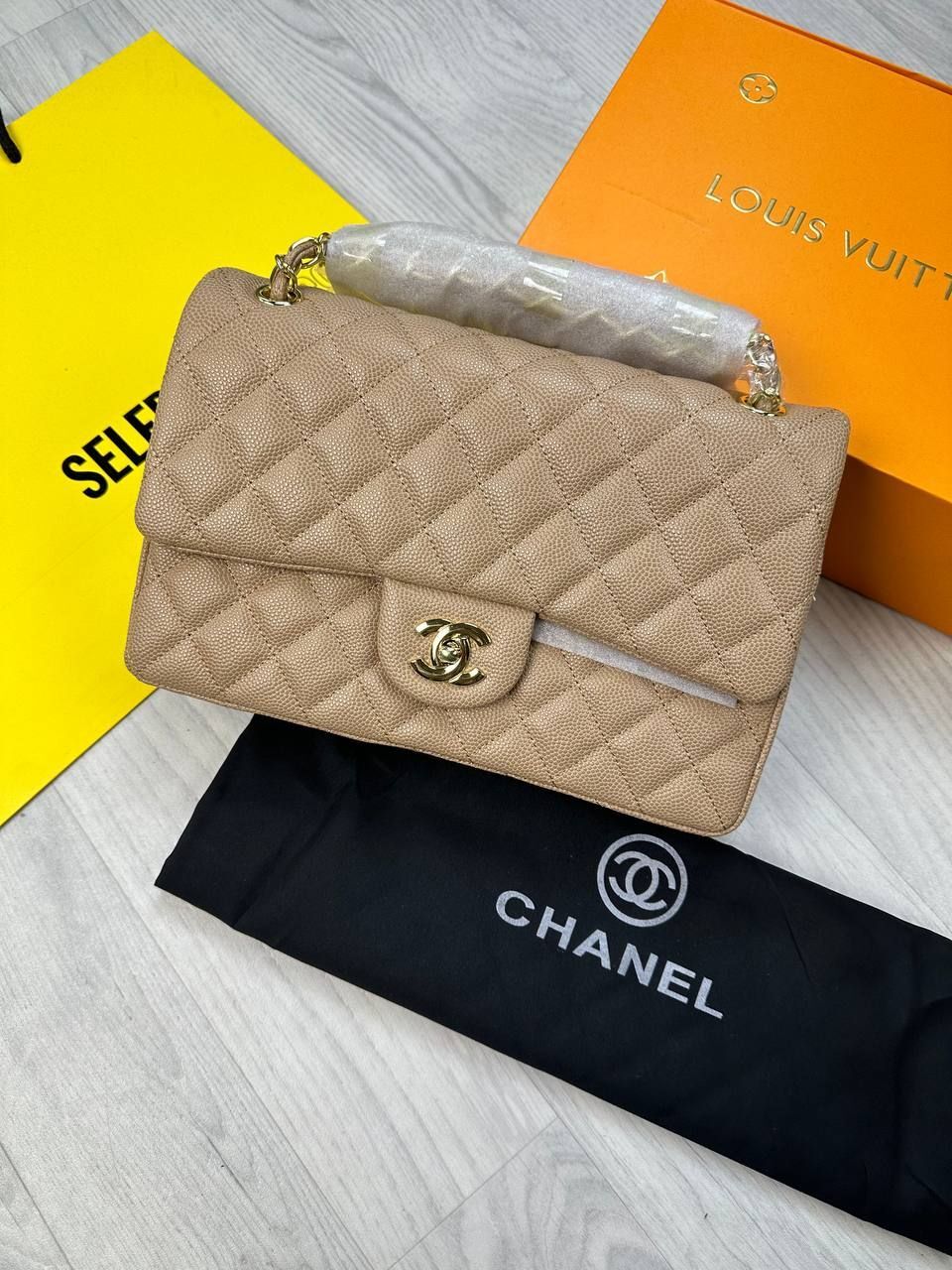 Chanel Women Luxury Fashion Replica Bags Women's Double Flap Mini Bag Lambskin Reps Cheap First Copy Classic Leather Ladies Handbags Rep Casual Style Shoulder Purse Fake Black Beige Sale UK 