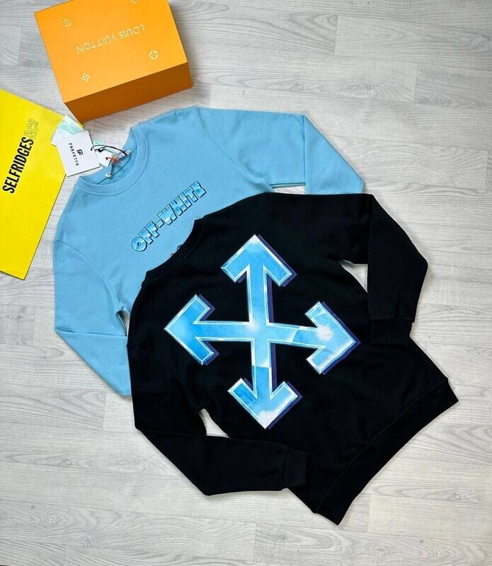 Off-White Men Women Reps Winter Jumpers Men's Women's Logo X Arrow Print Replica Off White Jumper Fake Cheap Knitted Long Sleeves First Copy Crew Neck Sweatshirts Top Black Light Blue Pink Sale UK Off-White Men Women Reps Jumpers Clothes Men's Women's Logo X Arrow Print Replica Off White Jumper Fake Cheap Knitted Long Sleeves First Copy Crew Neck Sweatshirts Top Black Light Blue Sale UK