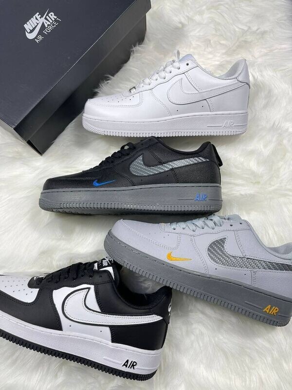 Nike Air Force 1 Low '07 Wolf Grey Kumquat Men's Trainers Black Royal Carbon Fiber Replica Fibre Mens Sneakers For Sale UK 1'07 Rep Men Reps Mans Black White Boys Man Nikes Logo Fake Cheap AAA First Copy Shoe Sneaker Trainer Airforce1 Shoes Running Weave Sport