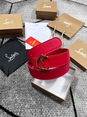 Christian Louboutin CL Logo Belts Red Beige White Louboutin's Christian.Louboutin Loubi Fake Cheap Copy Rep Belt Reps For Sale Uk Blush Women Womens Woman Womans Ladies Girls Replica AAA Copies Women's Calf Leather 
1:1