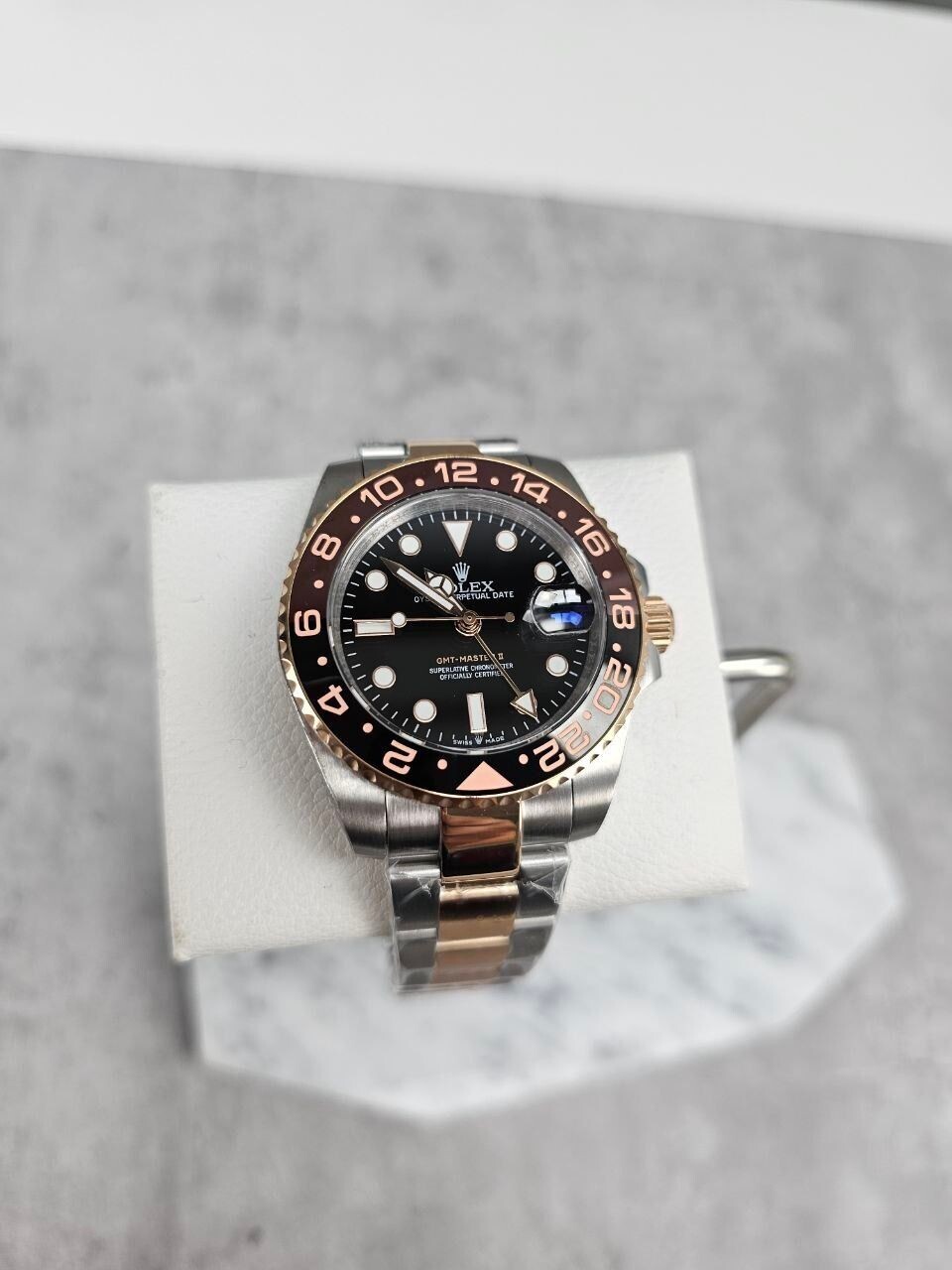 Rolex GMT-Master II Black Dial Brown Bezel Men's Watch