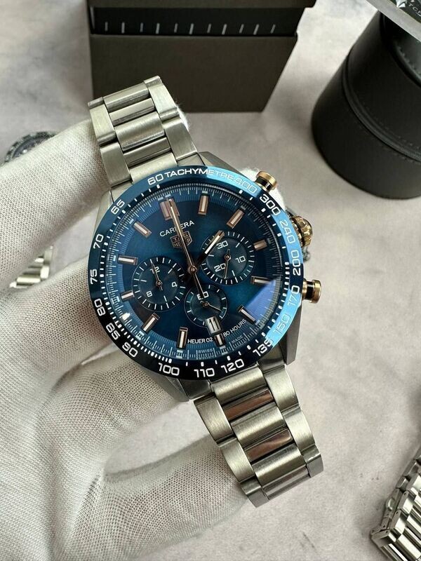 TAG Heuer Carrera Heuer 02 Men's Watch Blue Dial TAG Heuer Carrera Heuer 02 Men's Watch Blue Dial