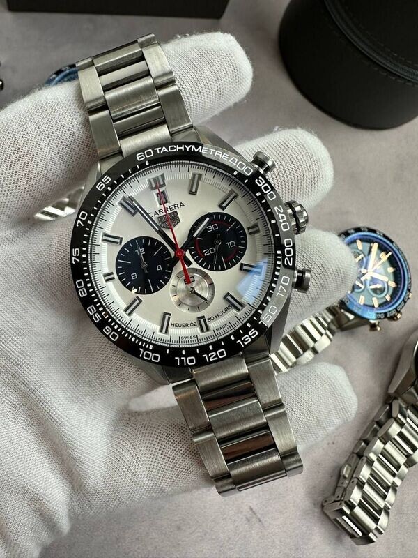 TAG Heuer Carrera Heuer 02 White Dial Men's Watch TAG Heuer Carrera Heuer 02 White Dial Men's Watch