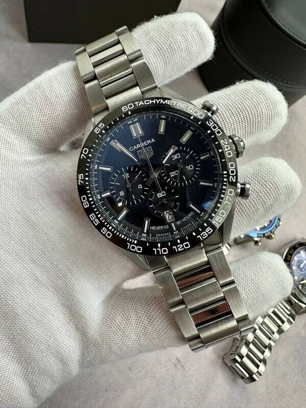 TAG Heuer Carrera Heuer 02 Blue Dial Mens' Watch TAG Heuer Carrera Heuer 02 Blue Dial Mens' Watch