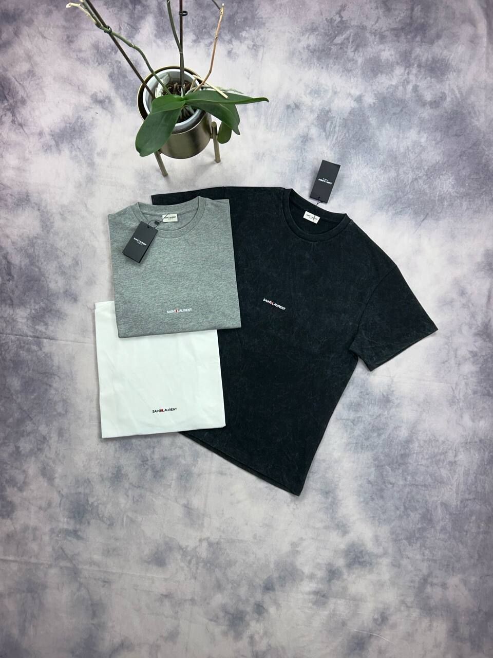 Slim Fit Cheaper Laurent T-Shirt In Replica T Shirt For Men
Saint Laurent Rive Gauche Tee Shirts T-Shirts Fake Cheap Rep Woman Reps T.Shirt T.Shirts Mens Womens Men's Women's First Copy Logo Ladies Best Short Sleeves
Black White Grey Crew Neck Roundneck