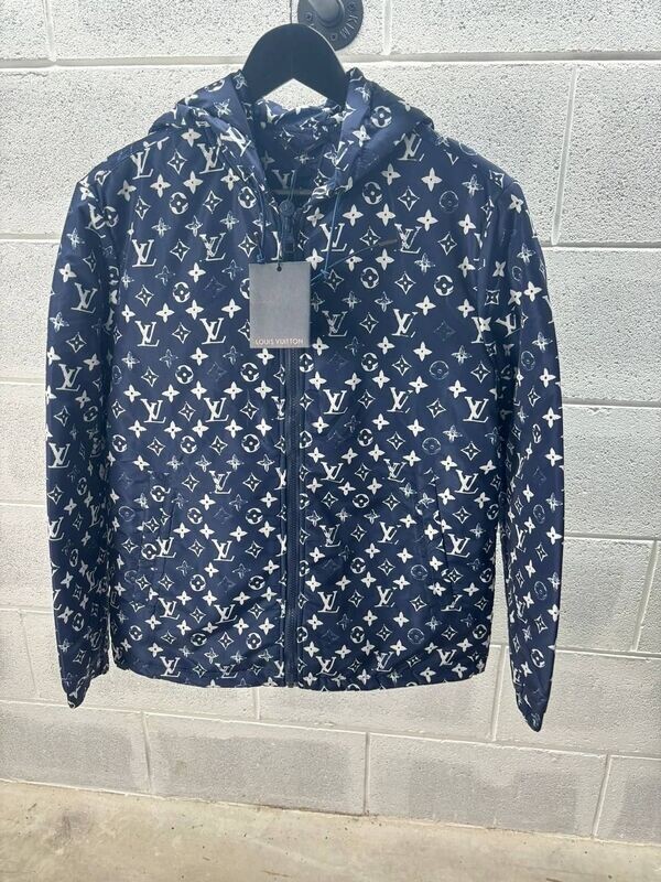 LV Monogram Jackets in Blue Color LV Monogram Jackets in Blue Color