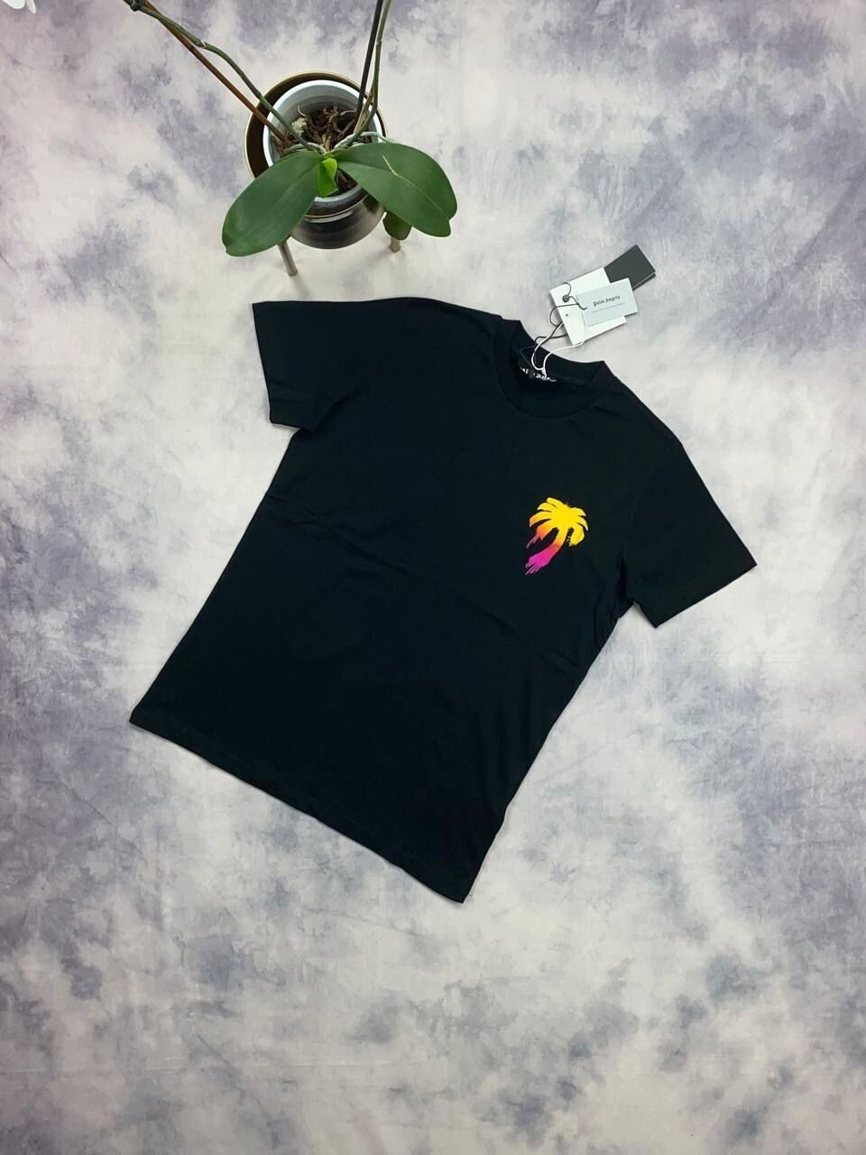 Palm Angels PA Men's Women's Burning Black T-shirts Fakes Sale UK Men Women First Copy Replica Designer T-shirt Cheap Price Fake Rep T Shirts 1:1 Luxury Reps Tee Shirt Man Woman Tshirts 1st Copies Brand Logo Tshirt 1 to 1 AAA Duplicate