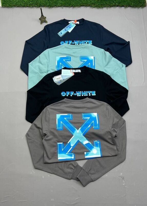 Off-White Men Women Replica Jumpers Men's Women's Reps Winter Outfit Blue Metal Arrow Print Fake Rep Sweatshirts Knitted Full Sleeves Unisex Jumper Black Navy Blue Sea Green Grey Sale UK First Copy Off-White Men Women Replica Jumpers Men's Women's Reps Winter Outfit Blue Metal Arrow Print Fake Rep Sweatshirts Knitted Full Sleeves Unisex Jumper Black Navy Blue Sea Green Grey Sale UK First Copy