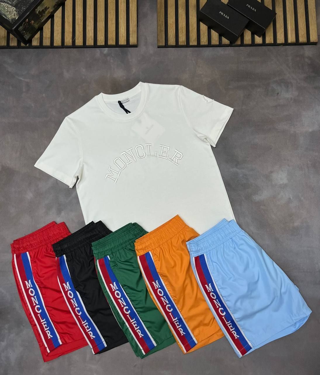 Moncler Shorts and T-Shirt Sets