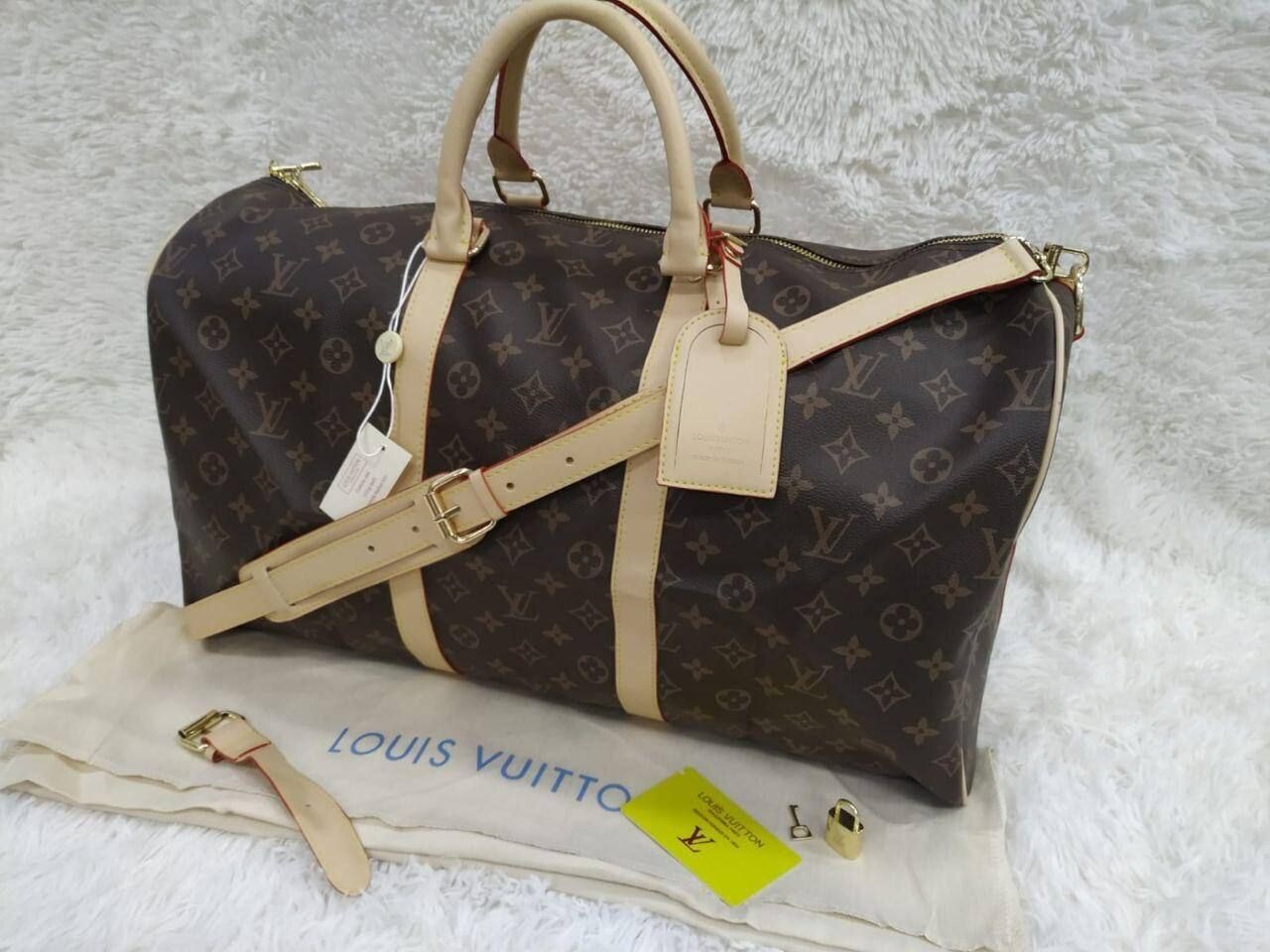 Louis Vuitton Men Designer Duffle Travel Bag Brown Rep AAA Sale UK Man First Copy Replica Luggage LV Monogram Bags Cheap Price Men's Leather Cross Body Long Belt 1st Copies 1:1 Fake Brand Logo Fakes Canvas Luxury Duplicate Original
