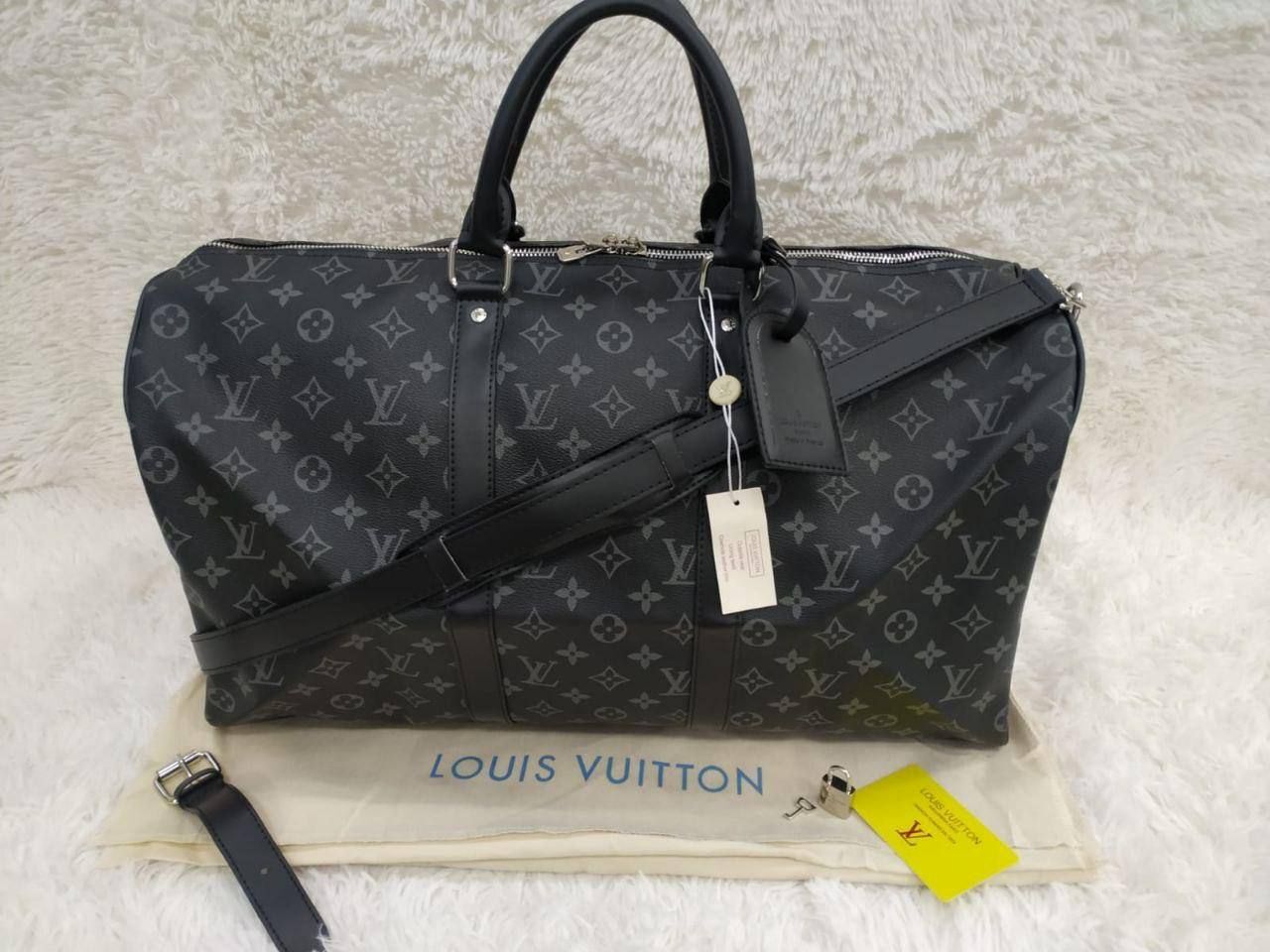 Louis Vuitton Men Designer Duffle Travel Bag Brown Rep AAA Sale UK Man First Copy Replica Luggage LV Monogram Bags Cheap Price Men's Leather Cross Body Long Belt 1st Copies 1:1 Fake Brand Logo Fakes Canvas Luxury Duplicate Original