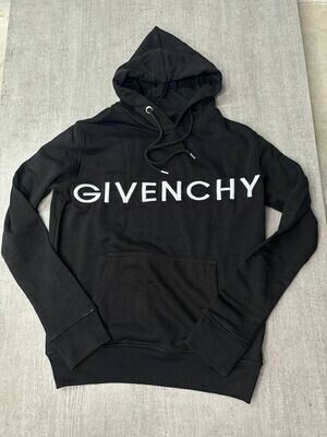 Givenchy Men's Hoodie Archetype Slim Fit Black Sweatshirt Sale UK