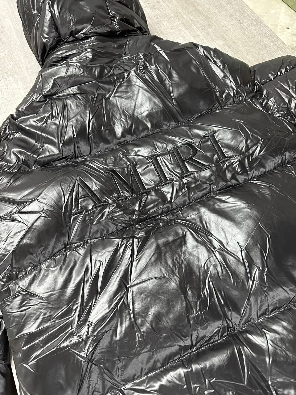 Amiri Puffa Jacket in Black Color