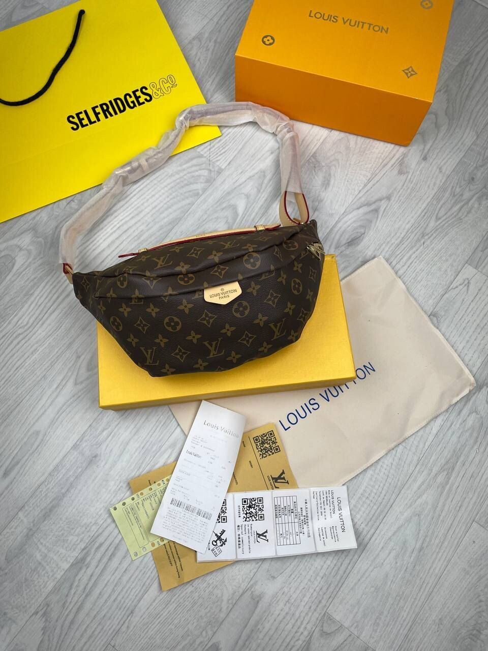 Louis Vuitton Women's LV Monogram Brown Sling Bag Fake Rep Sale UK Woman First Copy Cheap Price Replica Cross Body Bag Women Fakes Reps 1st Copies Leather Crossbody Purse Ladies Luxury 1:1 AAA LV Brand Logo Designer Monogram Duplicate 