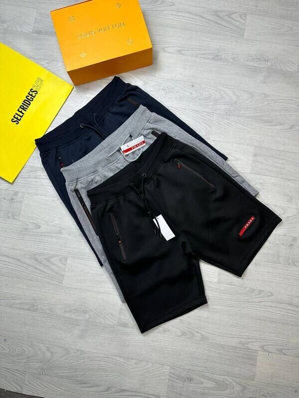 Prada Milano Re-Nylon Cargo Shorts Prada Milano Designer Men's Re-Nylon Black Navy Blue Grey Shorts Fake AAA Sale UK Men First Copy Replica Luxury Swim Short Man Cheap Price Cargo Pants 1st Copies Fakes Reps Boys 1:1 Rep Brand Logo Cargos Pant 1 to 1 Jersey Cotton Swimwear Duplicate
