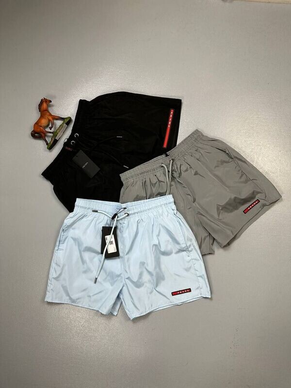 Prada Milano Re-Nylon Swim Shorts Prada Milano Men's Designer Re-Nylon Shorts Black Grey Sky Blue Fake Rep Sale UK Men First Copy Swim Short Man Cheap Price Replica Cargo Pants 1st Copies Fakes Reps Boys 1:1 Luxury Brand Logo Cargos Pant 1 to 1 Jersey Cotton Swimwear AAA Duplicate Denim