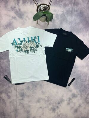 Amiri Flower T-shirts in 2 Colors Amiri Flower T-shirts in 2 Colors