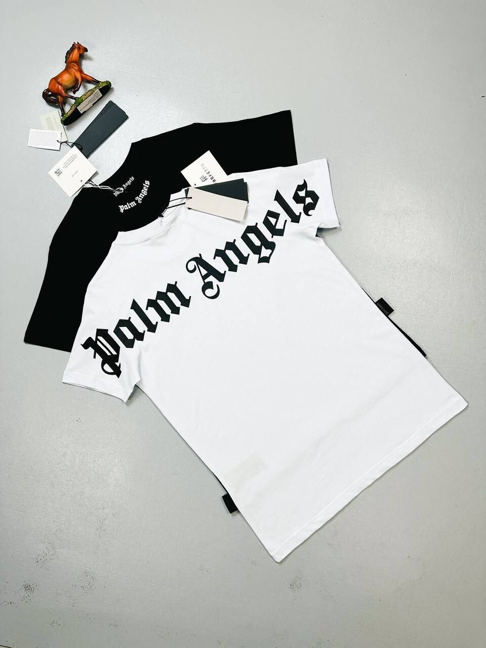 Palm Angels Men Women Luxury Logo Black White T-shirt Fake AAA Sale UK Men's Women's First Copy Replica T-shirts Man Woman Cheap Price T Shirt 1st Copies Fakes Rep Tshirts 1:1 Designer PA Brand Tshirt Reps 1 to 1 Tee Shirts Duplicate