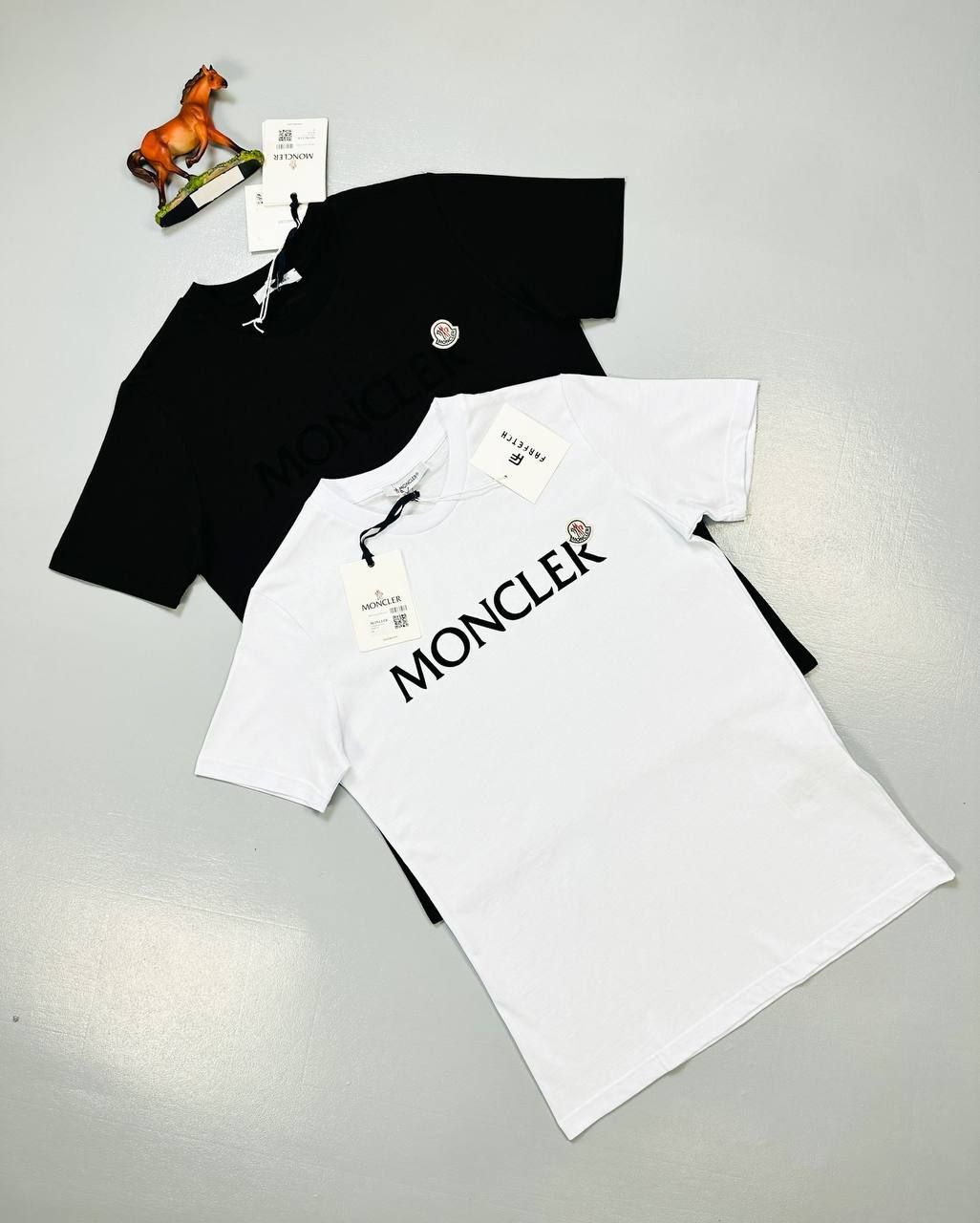 Moncler Swim T-shirt Men Women Replica Logo Print Swimming Tshirt Men's Women's Reps T-shirts Half Sleeves Rep Tshirts Black White T Shirt Boys Girls First Copy Crew Neck Cheap Tee Shirts Fake Sale UK