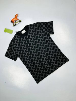 Gucci Men's Women's Fake Replica T-shirt Black Sale UK Man Woman Rep Tee Shirts Cheap Price T-shirts Mans Womans First Copy T Shirt Reps Unisex Tshirts GG Brand Logo 1st Copies Half Sleeves Tshirt Cheaper Prices AAA

