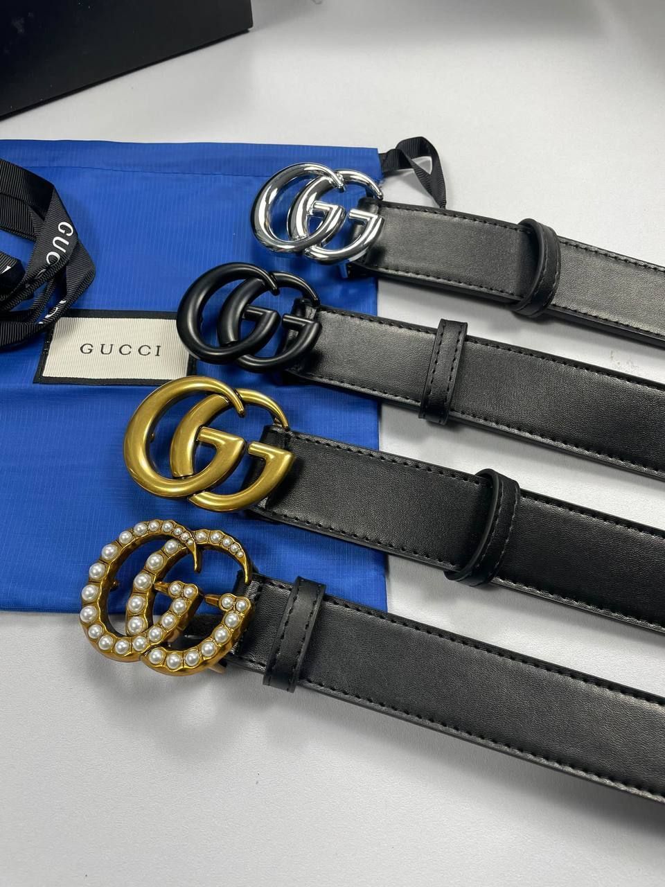 Gucci Men's Women's GG Black Replica AAA Leather Belt Sale UK Man Woman GG Monogram Brand Logo Buckle Belts First Copy Reps Cheap Price Rep Designer Wide Dupe Classic Double G Luxury Unisex 1st Copies Casual Calfskin 30mm