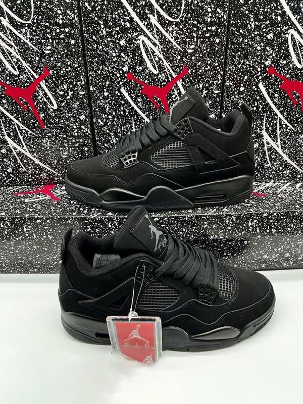 Nike Jordan 4 Women Trainers Black Cat Nike Jordan 4 Women Trainers Full Black Cat Jordan.4 Rep Jordans 4's Reps Womens Shoes For Sale In Cheap Price Replica Women's 4s Jordan4 Sneaker AAA First Copy Duplicate Woman Trainer Womans Sneakers Fake Copies