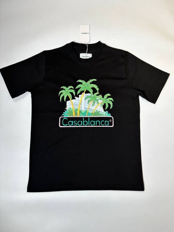 Casablanca T-Shirt in Black Color Casablanca T-Shirt in Black Color
