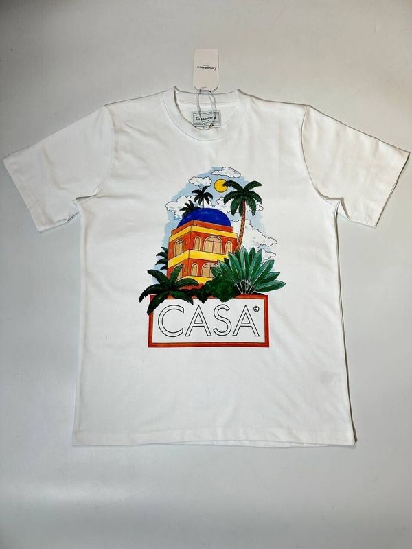 Casablanca Tennis Club Shirt in White Color Casablanca Tennis Club Shirt in White Color