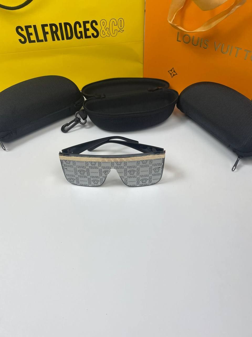 Versace Black & Brown Sunglasses