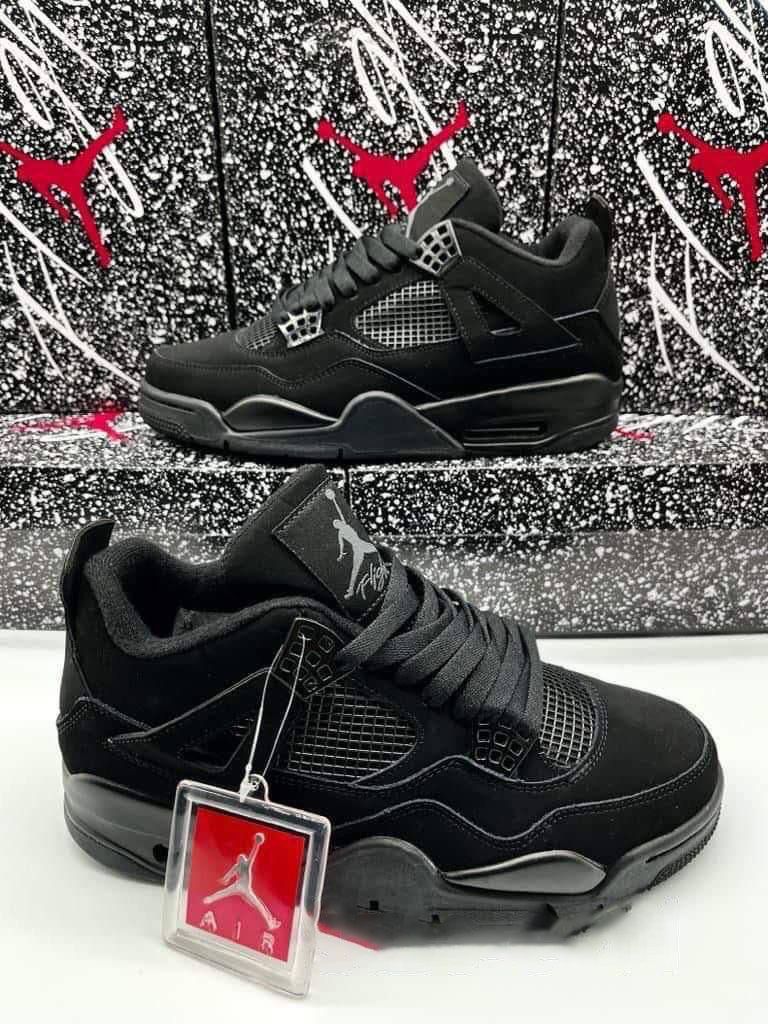 Reps Replica Man 4 Mans Men Mens Boys Black Cat Trainer Brand AAA Cheap First Copy Rep Shoe Sneaker Sneakers Jordan4 4's Nikes Jordans Duplicate IVS Sale Basketball J4 Aj4
