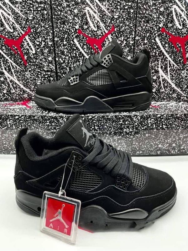 Nike Air Jordan 4 Men's Black Cat (2020) Trainers Reps Replica Man 4 Mans Men Mens Boys Black Cat Trainer Brand AAA Cheap First Copy Rep Shoe Sneaker Sneakers Jordan4 4's Nikes Jordans Duplicate IVS Sale Basketball J4 Aj4
