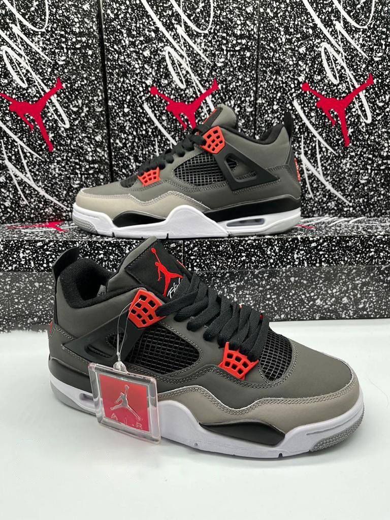 Nike Jordan 4 Men Trainers Retro Infrared GS Reps Rep Replica Man Mans Men's Boys Design Brand Fake 4s Cheap First Copy Shoe Sneaker Sneakers Trainer 4's Jordans Retro Jordan4 Basketball Shoes Mens Trainers Sale UK