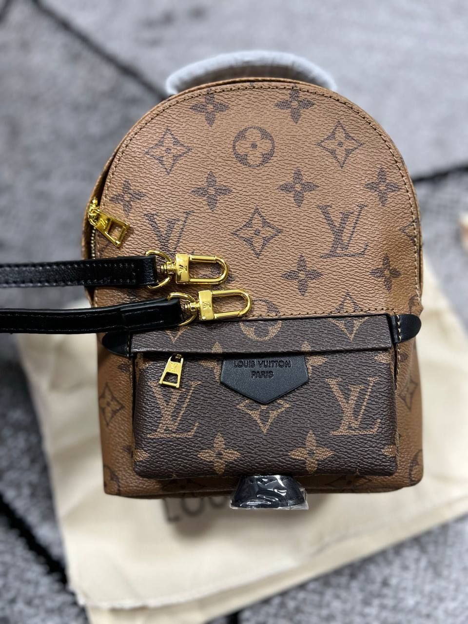 LV mini Backpack in Brown Color