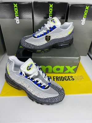 Nike Air Max 95 Kiss My Airs Neon Trainers For Mens Nike Men's Trainers Trainer 95s 95's 1:1 Kiss My Airs Neon Nikes Air Max 95 Men Mens Rep Replica Shoes Fake Man Mans Duplicate Sneakers Copy Cheap Sneaker Sale UK Reps MAX.95 Air.Max FD9752-001 Black Metallic Silver Cement Grey Black Varsity Royal Volt