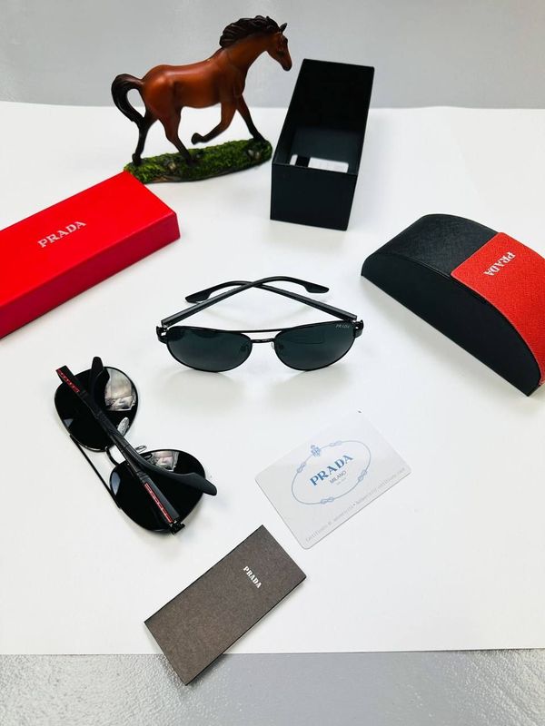 Prada Milano Men Women Linea Rossa PS 51YS Black Sunglasses Sale UK Men's Women's First Copy Replica Sunglass Man Woman Cheap Price Fake Rep 1st Copies Plastic Frame Eyewear 1:1 Brand Logo Designer Fakes Reps 1 to 1 Glasses AAA Duplicate