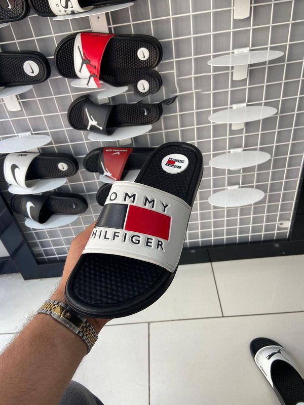 Tommy Hilfiger Sliders For Men in 2 Colors Tommy Hilfiger Sliders For Men in 2 Colors